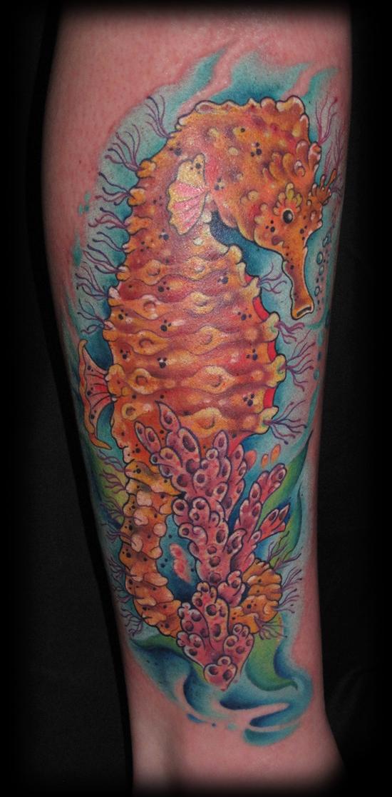 Tattoos - liz's seahorse - 54605
