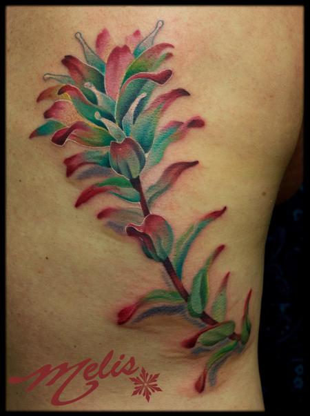 Tattoos - Indian Paint Brush FLower - 89699