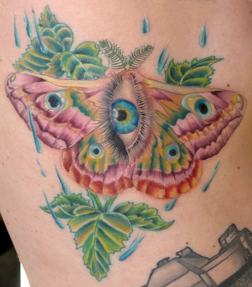 Tattoos - Butterfly Eye Tattoo - 49757