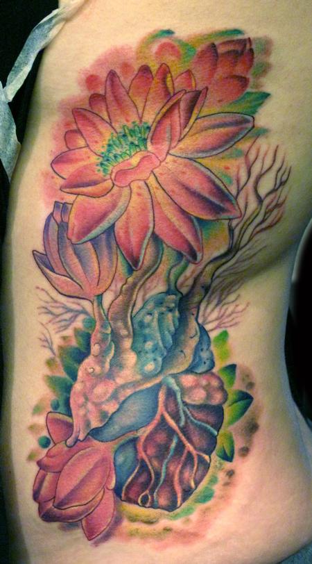 Tattoos - Alaina's blooming heart - 58398