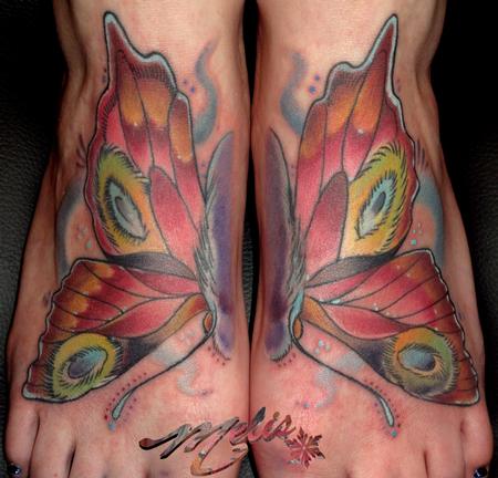 Tattoos - Flutterbye Feeties - 69604