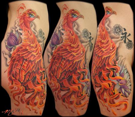 Tattoos - Perched Phoenix - 75783