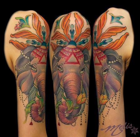 Tattoos - Tibetan Elephant  - 93895