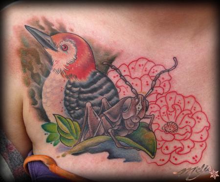Tattoos - Woodpecker - 68007