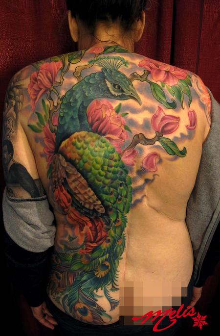 Tattoos - Ann's Peacock - 79202