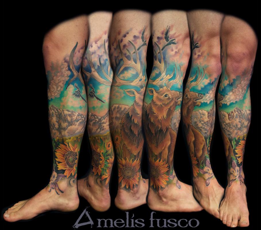 elk in colorado by melissa fusco tattoonow elk in colorado by melissa fusco tattoonow