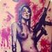 Camanche Warrior Woman Tattoo Thumbnail
