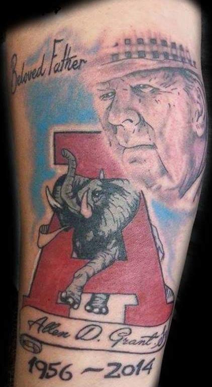 Tattoos - Roll Tide Memorial - 131895