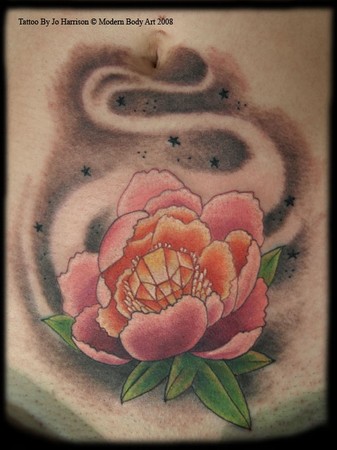 Tattoos - Jeweled Flower - 35501
