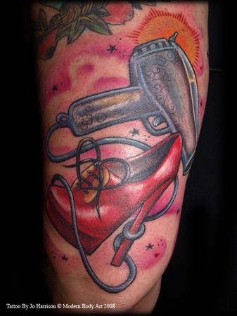 Jo Harrison - Blowdrier & Shoe Tattoo