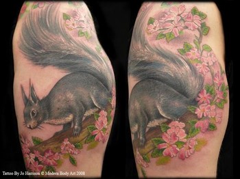 Jo Harrison - Squirrel Tattoo