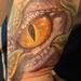 Tattoos - lizard eye color tattoo - 72658