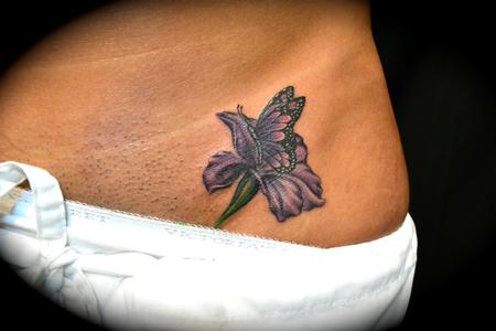 Hummingbird Iris Tattoos Ankel