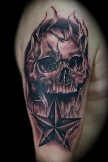 skull and nor cal star filagree by ryan el dugi lewis skull and nor cal star filagree by ryan el dugi lewis
