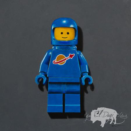 Tattoos - Blue Lego Spaceman - 114327