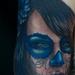 Tattoos - Day of the Dead Girl Blue Dia de los muertos - 72821