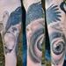 Crow Dove Sleeve Tattoo Thumbnail