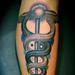 Tattoos - Caduseus Snakes and Chakras - 60012