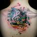 tattoo galleries/ - Music and Abstract Color Splatter