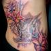 Tattoos - Laos Flowers and Ganesh - 55654