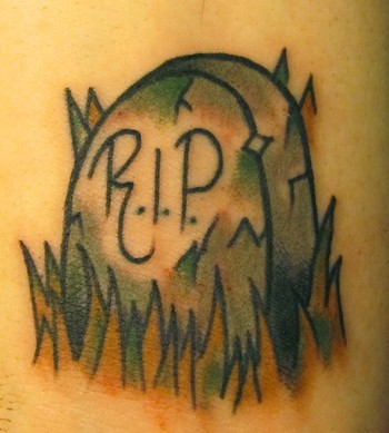 Tattoos - Ariel Salgado - tombstone
