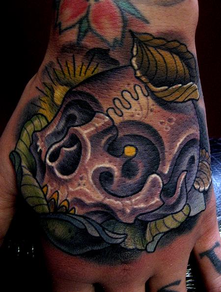 Tattoos Tattoos Small skully hand tattoo