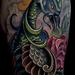 peacock & rose tattoo Tattoo Thumbnail