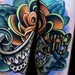 Tattoos - Rose and windup jaw tattoo - 51204