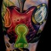 Tattoos - Apple Keyhole and Monocle Tattoo - 51206