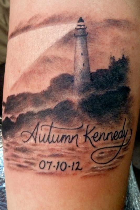 realistic maine lighthouse by mully tattoonow realistic maine lighthouse by mully tattoonow