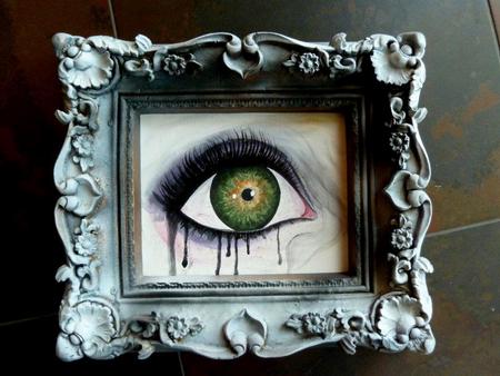 Tattoos - Framed eye - 64131