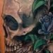 tattoo galleries/ - Skull & roses coverup