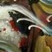 Tattoos - KOi flower painting - 64136