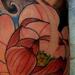 tattoo galleries/ - Traditonal Japanese lotus tattoo - 64094