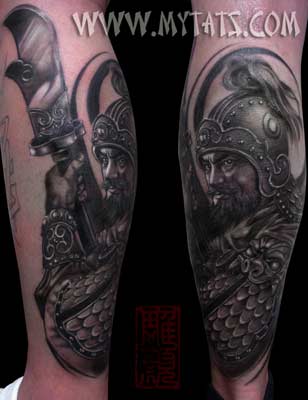 Looking for unique Jess Yen Tattoos China Warrior