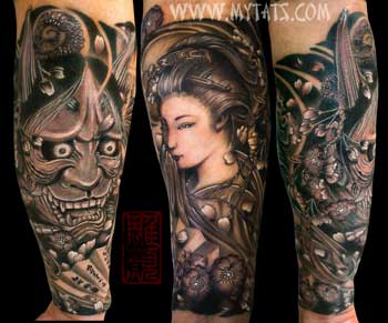 Tattoos - Geisha and Hannya - 29422