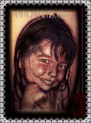 Tattoos - Girl Portrait - 29287