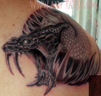 Tattoos - Snake - 29485