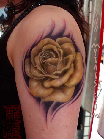 Looking for unique Jess Yen Tattoos Big Yellow Rose