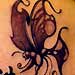 tattoo galleries/ - Butterfly and Kanji