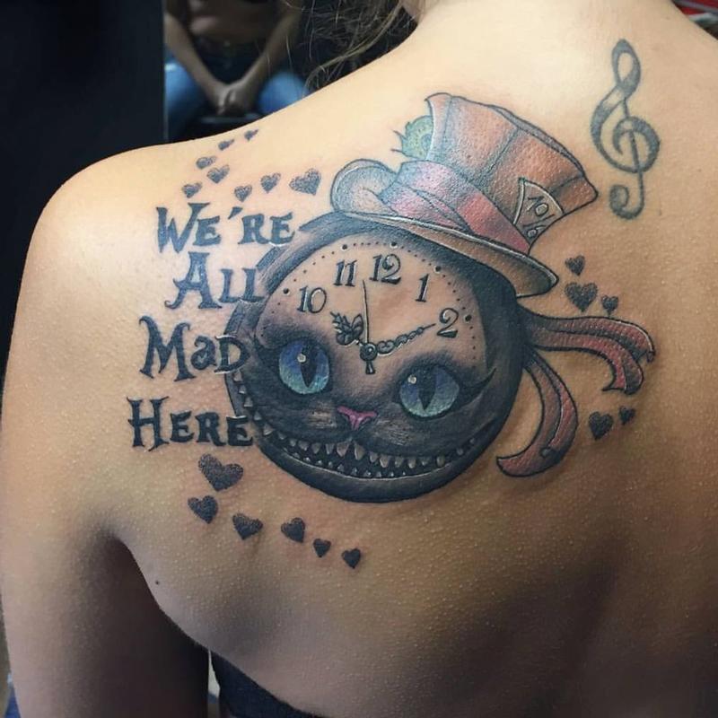 cheshire cat tattoo by linn tattoos cheshire cat tattoo by linn tattoos