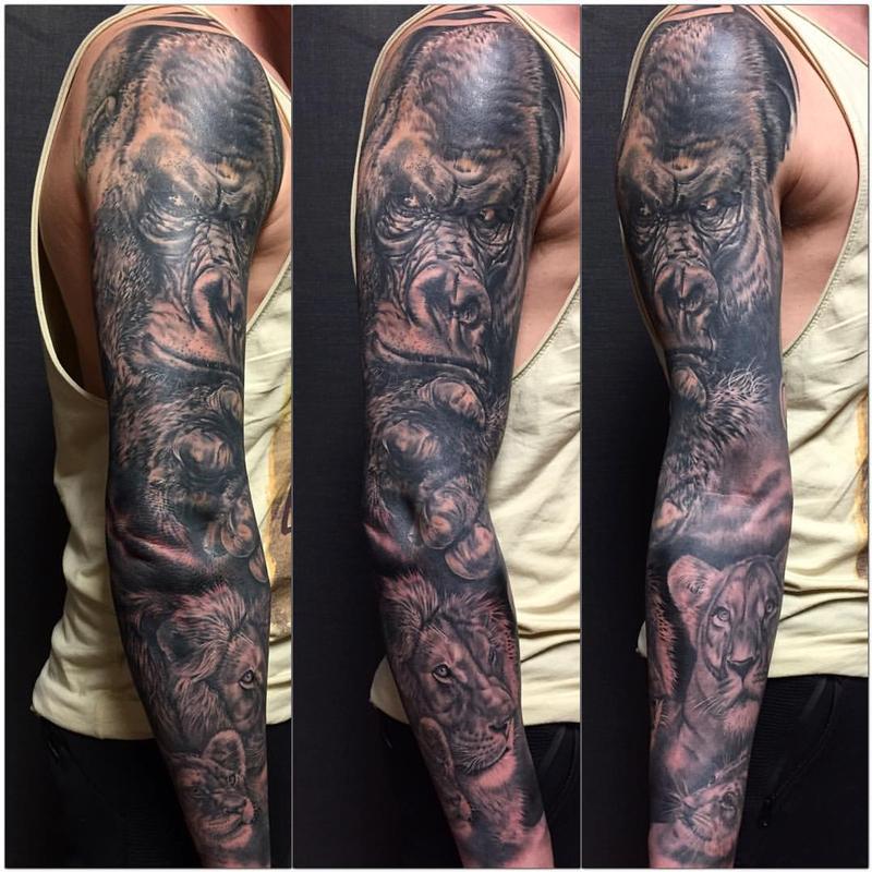 Mystic Eye Tattoo Tattoos Animal Jungle Themed FullSleeve