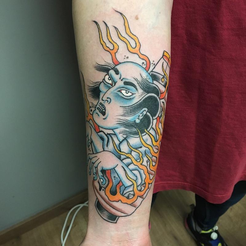 oiwa yokai by Delfoco Tattoos