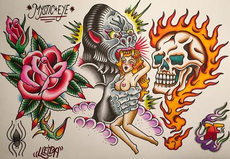 Tattoos - Flash tradicional - 119061