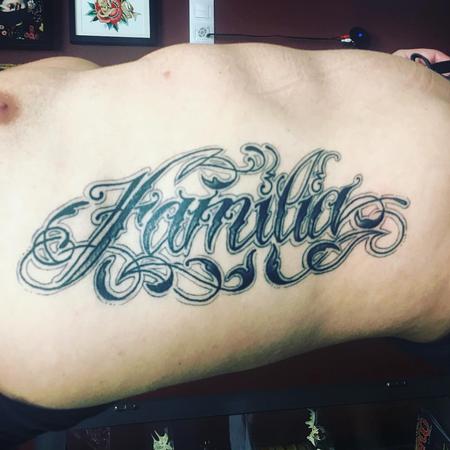 Tattoos - Lettering Chicano