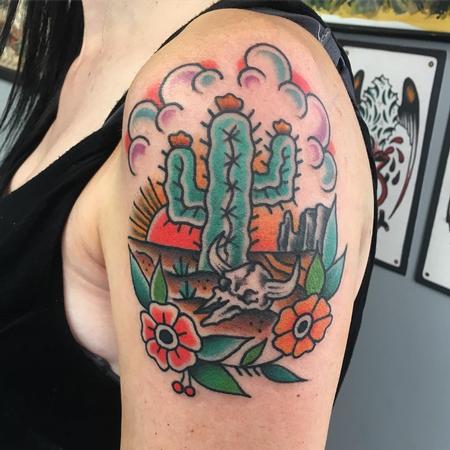 Tattoos - cactus tradi - 133459