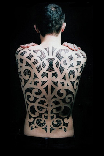 Chris Lowe - maori backpiece