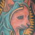 Tattoos - Virgin Mary Chihuahua on a fellow tattooer Jason Deliberto - 28023