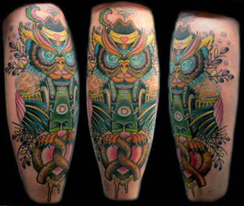 Nate Beavers - Collaboration Tattoo with Annie Rubinstein