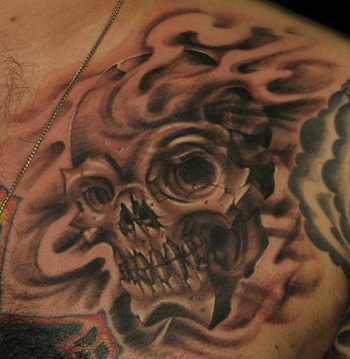 Tattoos - Broken Skull - 22331